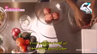 آشپزی ورزشی - همبرگر با سس چدار و آووکادو