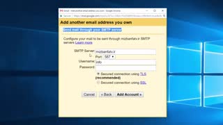 نحوه اتصال اکانت ایمیل هاست سی پنل به جیمیل