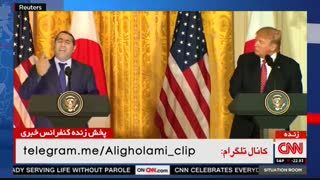 کلیپ خنده دار شوخی کمدین ایرانی با ترامپ در حضور خودش