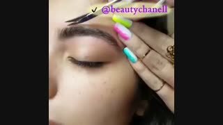 ترفند عجیب ابرو برداری