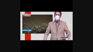 ماسک گذاشتن مجری خوزستانی وسط برنامه زنده!!!!