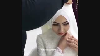 آموزش بستن  روسری عروس
