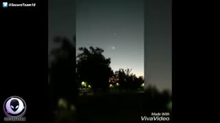 بشقاب پرنده مشاهده شده در ایران و کویت در روز یک شنبه سال 95