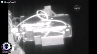 مشاهده اشیاء نورانی مقابل ایستگاه فضایی