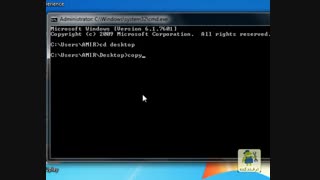 پنهان کردن فایل ها در پشت عکس