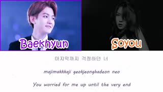 لایرکس موزیک ویدیو Rain از بکهیون و سویو