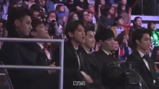 ریکشن بکهیون و چن و سوهو ، تاعو ب اجرای bts......