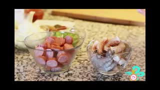 طرز تهیه جامبالایا سوسیس و میگو