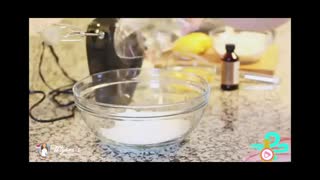 طرز تهیه کیک لایه ای بلوبری و لیمو