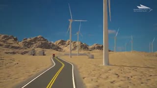 مدلسازی سه بعدی و انیمیشن صنعتی - نیروگاه بادی