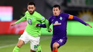 خلاصه بازی:  وولفسبورگ 1 - 2  وردربرمن