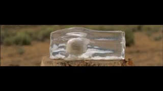 شلیک دیدنی مگنوم 44 به مکعب ژل چندین برابر آهسته تر