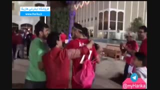 سلفی گرفتن بازیکنان پرسپولیس با هواداران