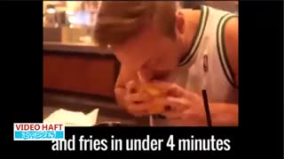 غذا خوردن به سرعت باد