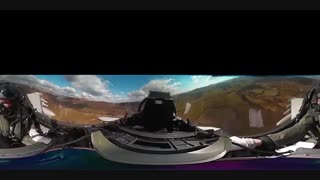 فیلم 360 درجه از داخل کابین جنگنده