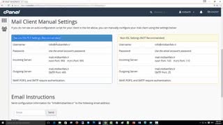 نحوه اتصال ایمیل هاست سی پنل به Mozilla Thunderbird