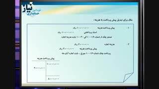 آموزش حسابداری تندیل پیش پرداخت به هزینه