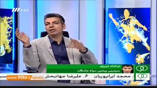 گفتگو با خداداد عزیزی درباره جدایی از سیاه جامگان (نود ۹ اسفند)