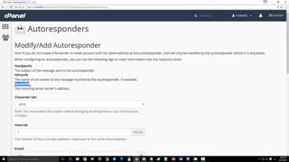 نحوه ساخت پاسخگویی خودکار به ایمیل ها در هاست سی پنل
